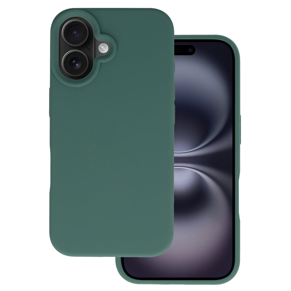 Tel Protect Silicone Premium aizsargvāciņš iPhone 16, tumši zaļš