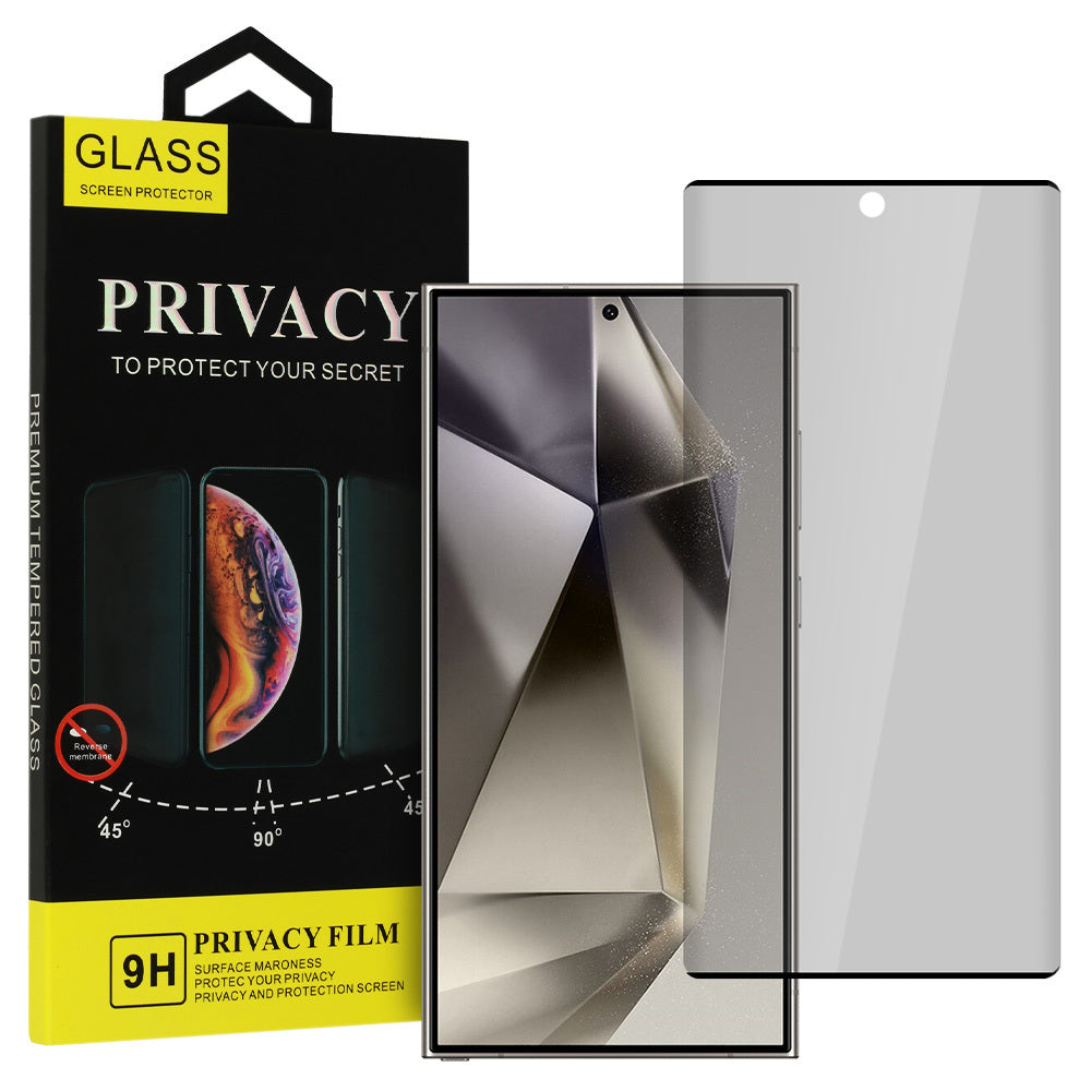 Aizsargstikls Samsung GALAXY S24 ULTRA – Privacy, melns