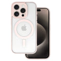 Aizsargvāciņš iPhone 16 Pro light – Acrylic Color Magsafe, rozā