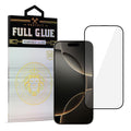 Aizsargstikls iPhone 16 PRO/17 – HARD Full Glue 5D, melns