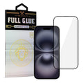 Aizsargstikls iPhone 16 PLUS – HARD Full Glue 5D, melns