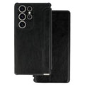 Aizsargvāciņš Samsung Galaxy S24 FE – Razor Leather, melns