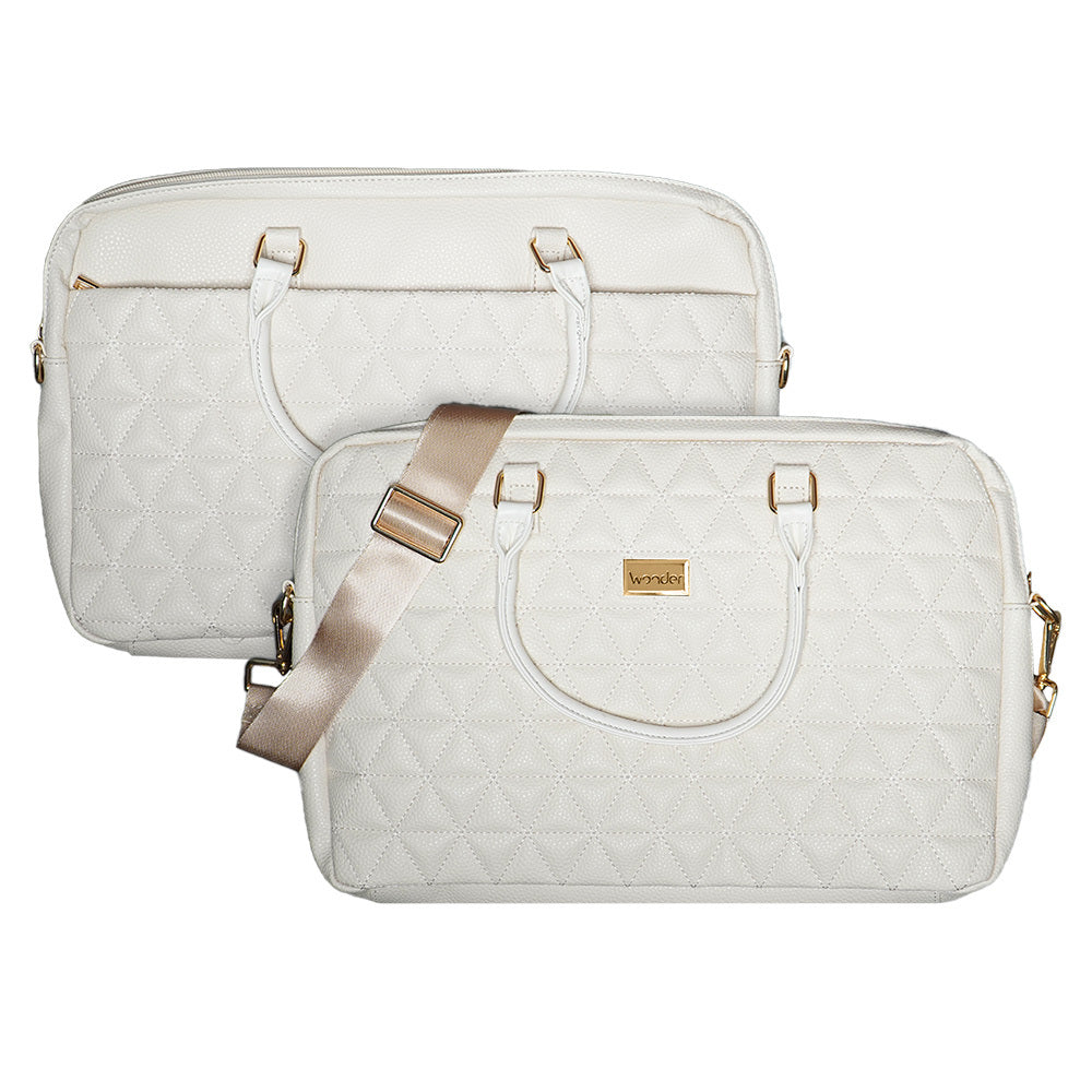 Klēpjdatora soma Wonder Briefcase Laptop 15-16 inches pico quilted beige