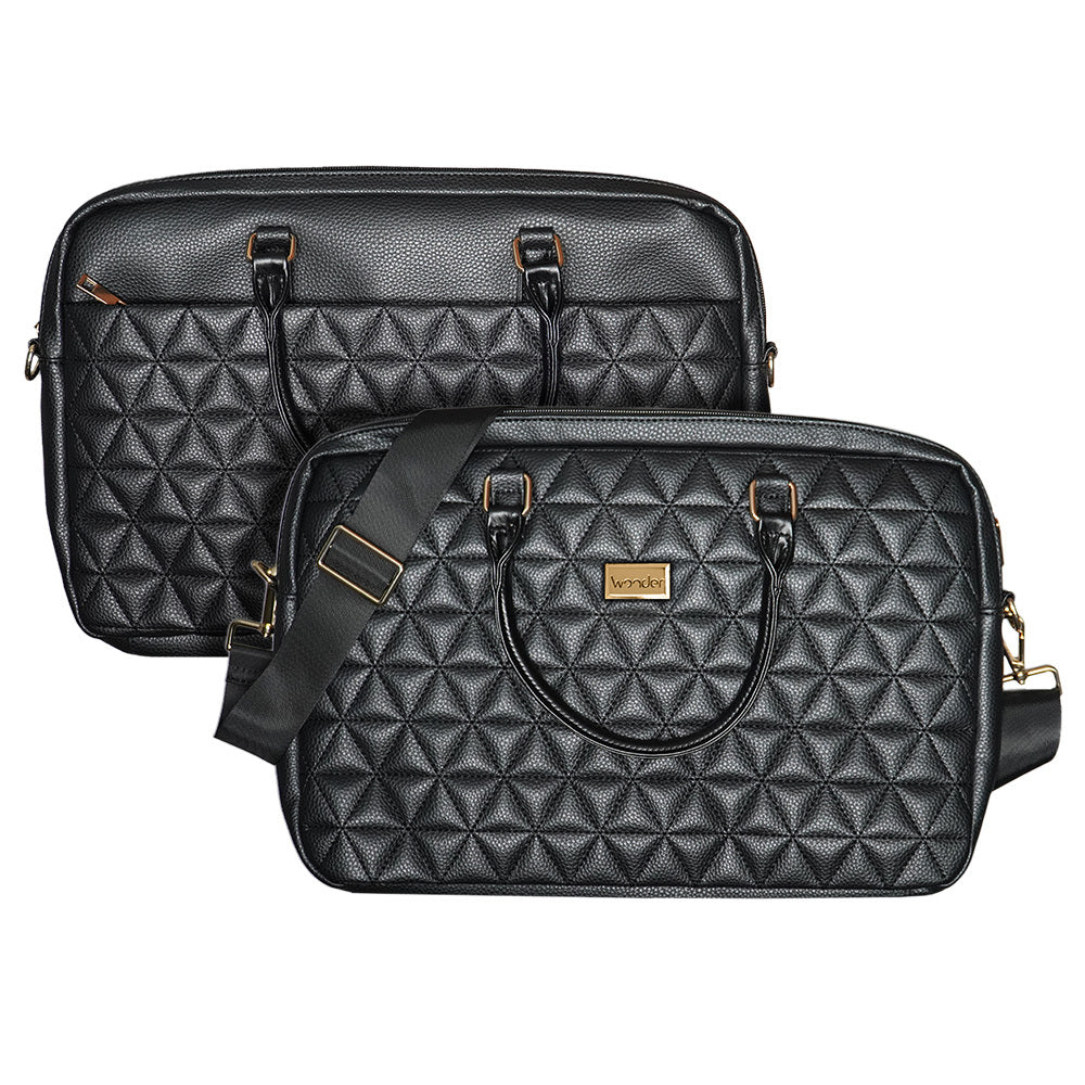 Klēpjdatora soma Wonder Briefcase Laptop 15-16 inches pico quilted black