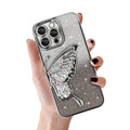 Aizsargvāciņš iPhone 16 Pro Max – Tel Protect Butterfly Water, sudraba